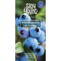 Sugar free raw chocolate with wild blueberry and protein 44g